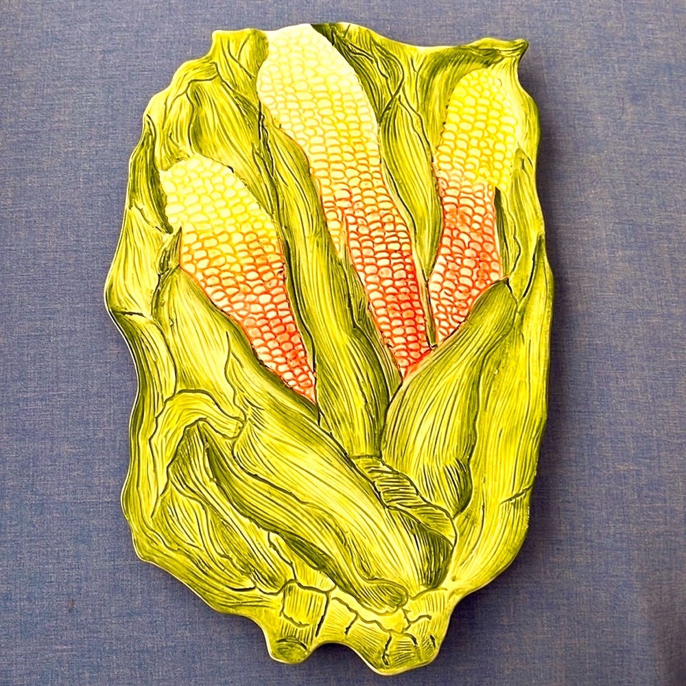 Ceramiche Leonardo Corn Trivet / Wall Hanging Made in Italy